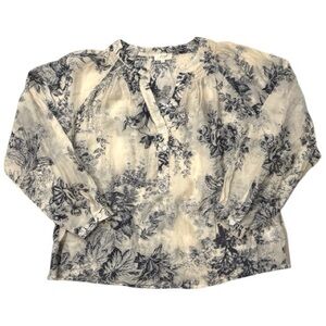 Y’COO Floral Print Women's Blouse Contemporary - Medium